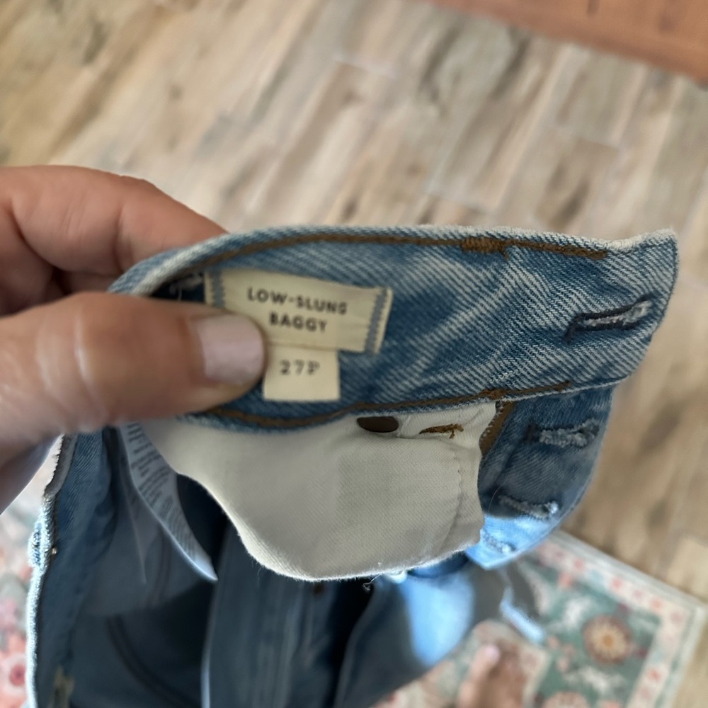 Madewell Low Slung Baggy Cuffed Jeans - Picture 4 of 6